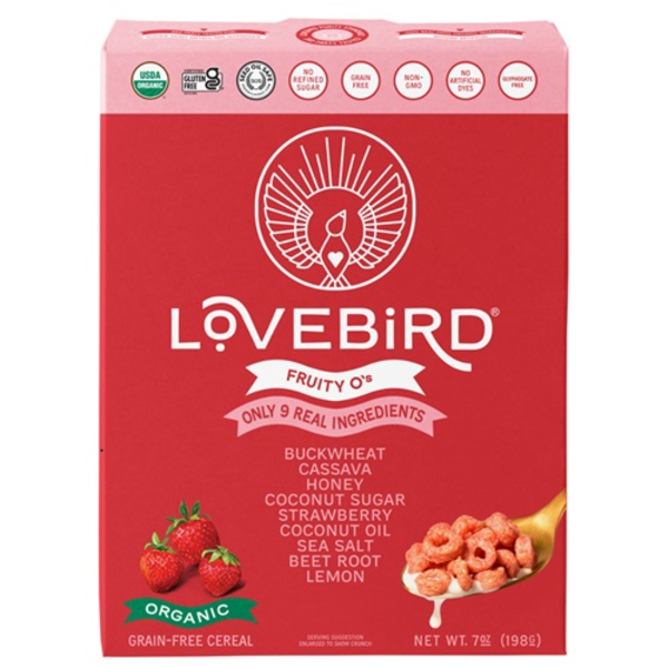 Lovebird Foods Organic Strawberry Grain Free Cereal