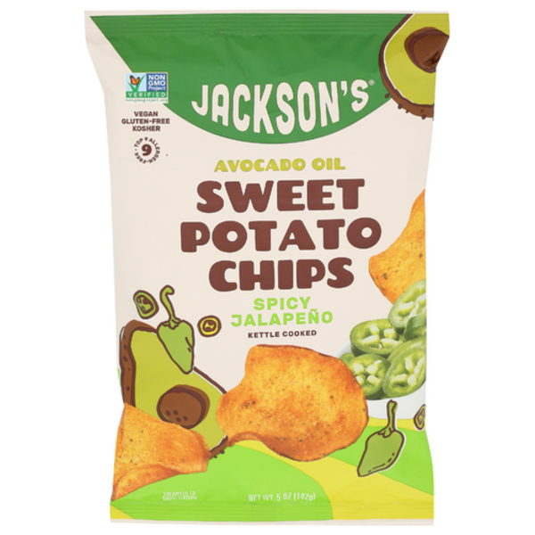 Jackson's Chips Spicy Jalapeno Avocado Oil Sweet Potato Chips
