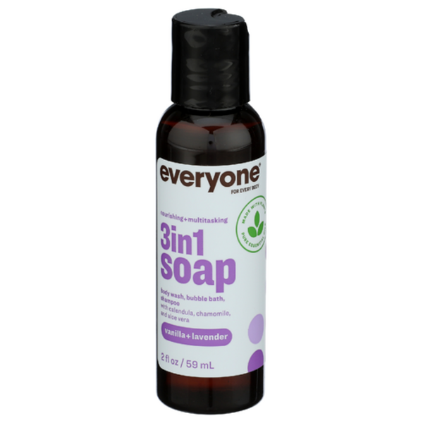 Everyone Vanilla + Lavender 3 in 1 Soap