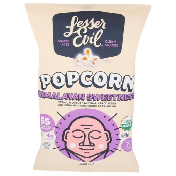 Lesser Evil Organic Himalayan Sweetness Sweet & Salty Popcorn