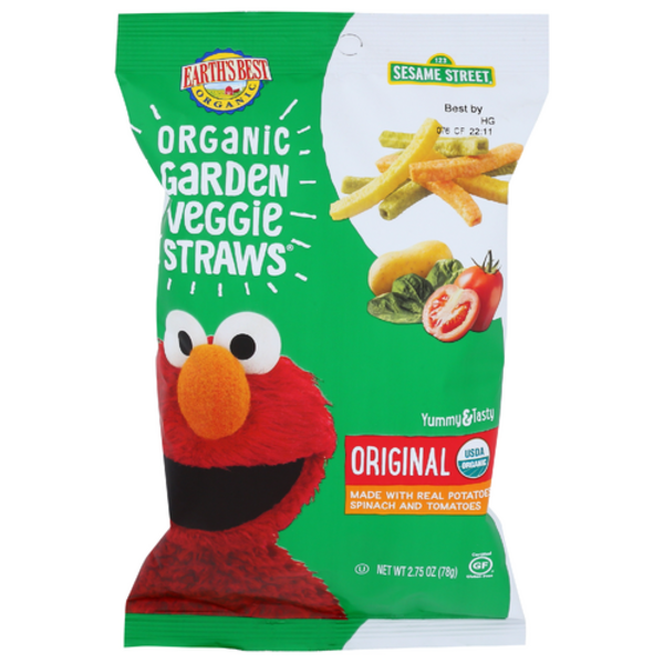 Earth's Best Organic Elmo Garden Veggie Straws