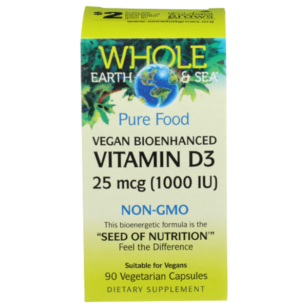 Whole Earth & Sea Wes Vitamin D3 1000 Iu