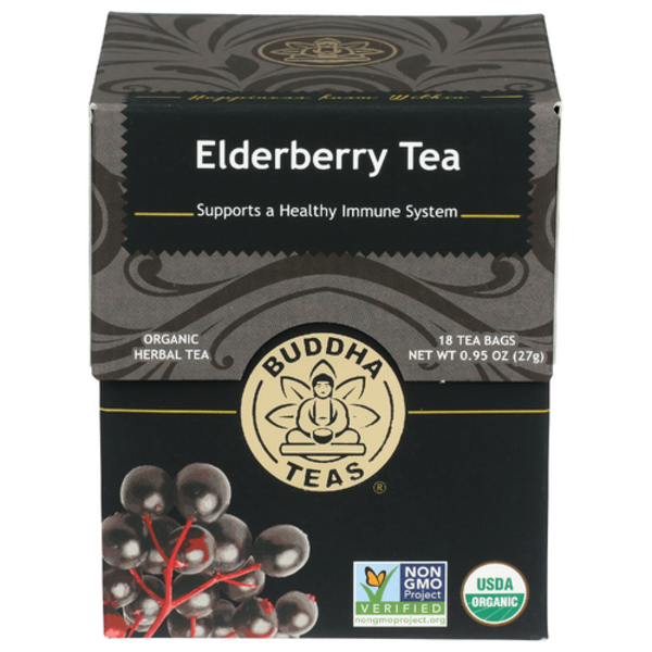 Buddha Teas Organic Elderberry Tea 18 Bags