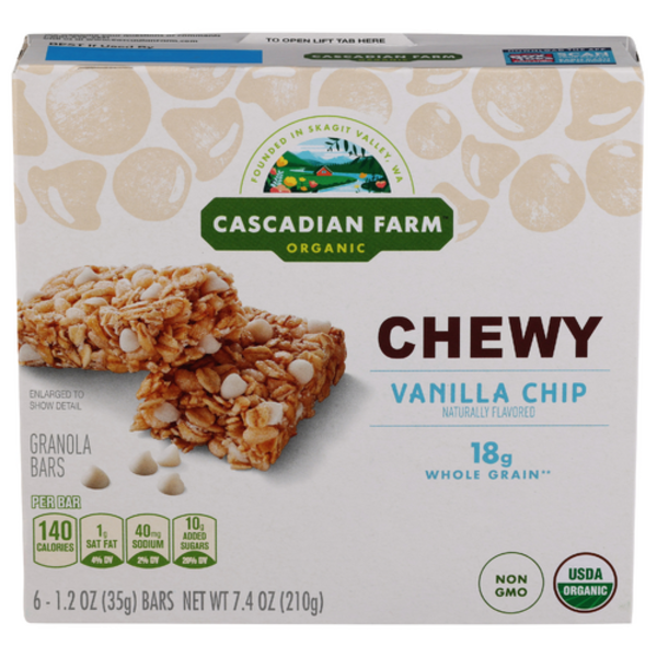 Cascadian Farm Organic Vanilla Chip Granola Bar