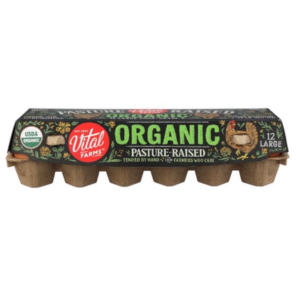 Vital Farms Organic Pasture-Raised Large Grade A Eggs