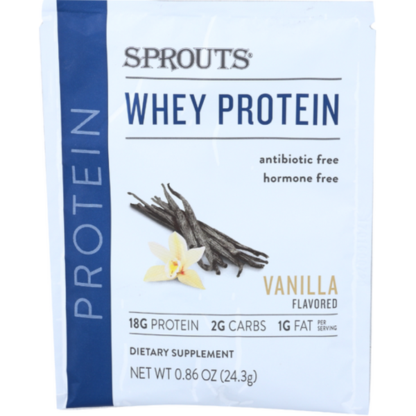 Sprouts Vanilla Whey Protein Packet
