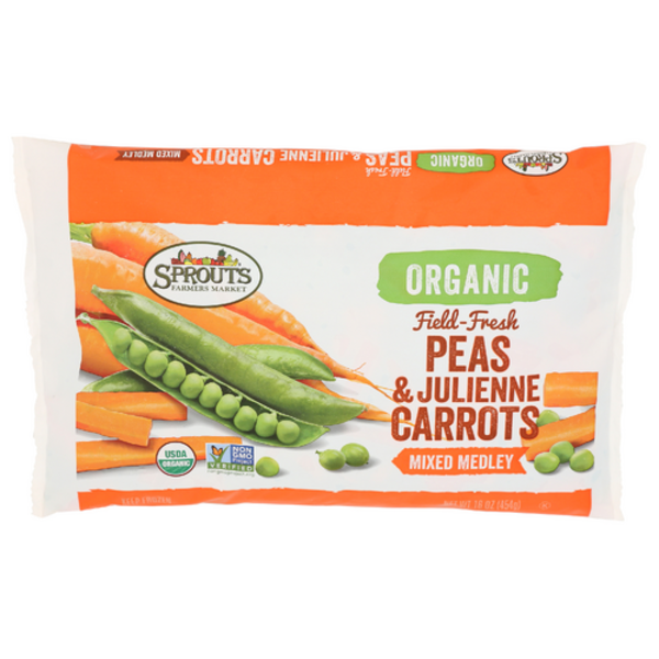 Sprouts Organic Peas & Julienne Carrots Mixed Medley