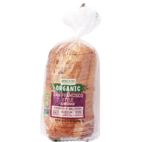 Sprouts Organic San Fancisco Style Sourdough Bread