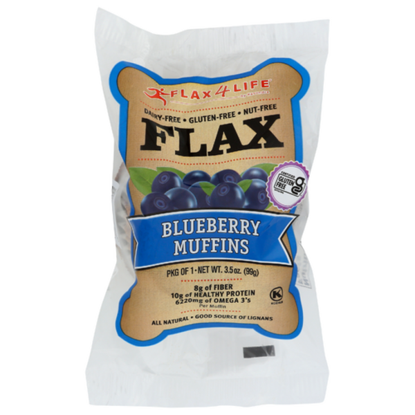 Flax4life Gluten Free Wild Blueberry Single Muffin