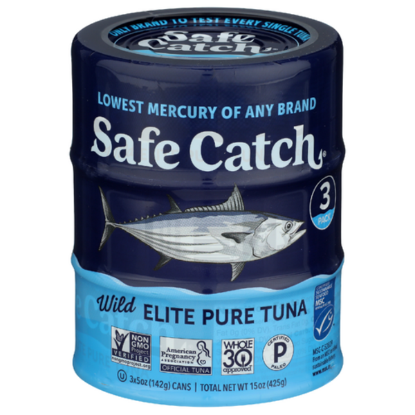 Safe Catch Wild Elite Pure Tuna 3 Pack