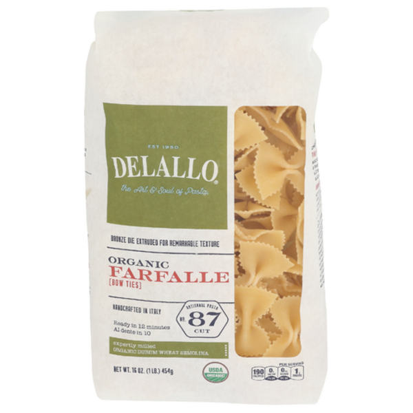 Delallo Organic Farfalloni Pasta Number 88