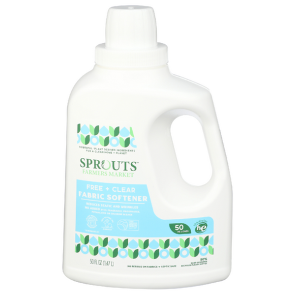Sprouts Free And Clear Liquid Fabric Softener