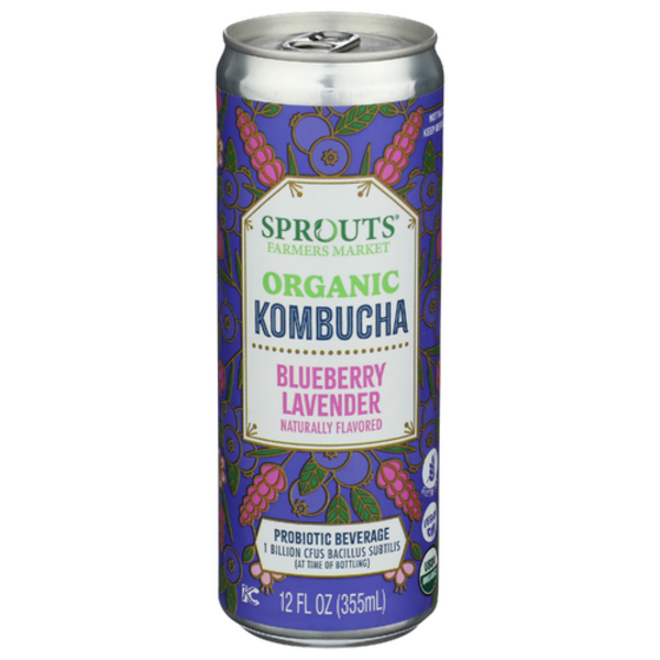 Sprouts Organic Blueberry Lavender Kombucha