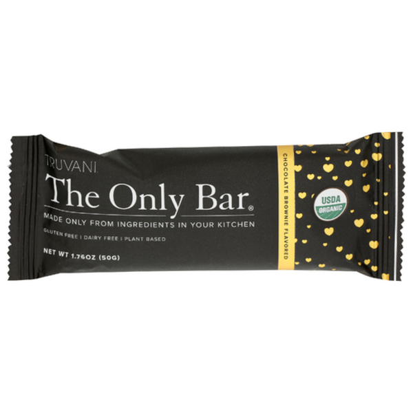 Truvani Organic Chocolate Brownie The Only Bar