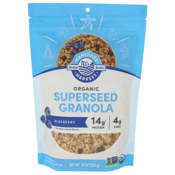 Manitoba Harvest Organic Blueberry Hemp Granola