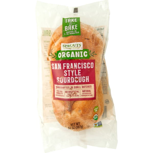 Sprouts Organic Take & Bake San Francisco Style Sourdough
