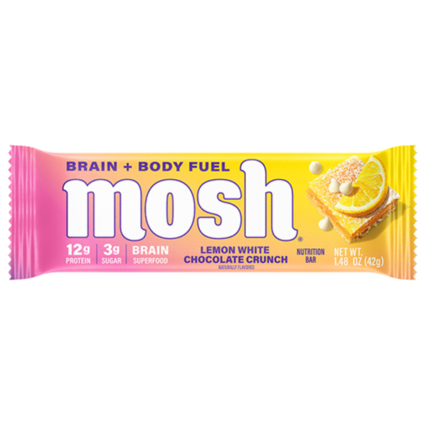 Mosh Lemon White Chocolate Crunch Nutrition Bar