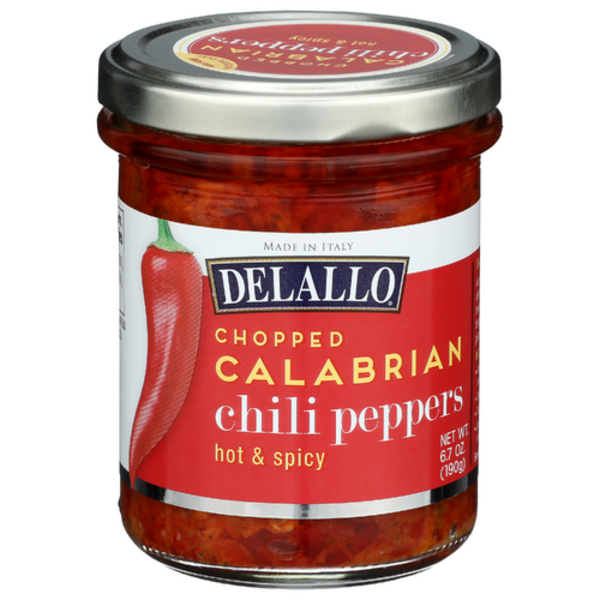 Delallo Chopped Calabrian Chili Peppers