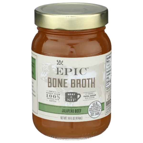 Epic Jalapeno Sea Salt Beef Bone Broth