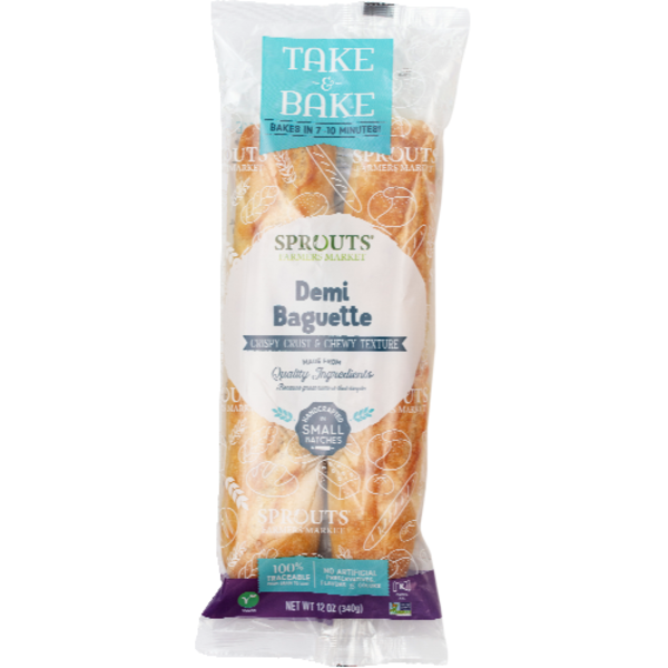 Sprouts Take & Bake Demi Baguette