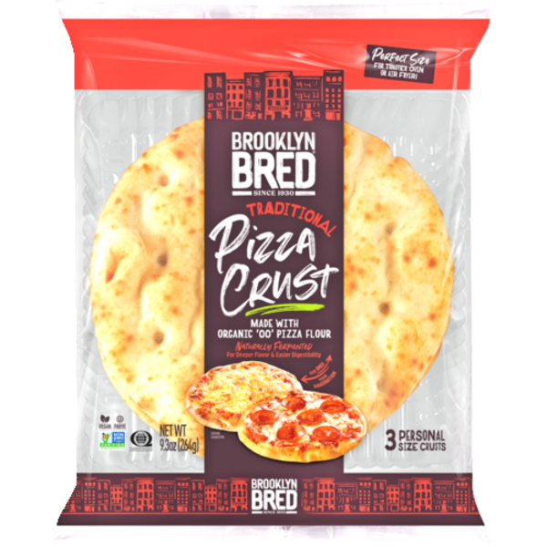 Brooklyn Bred Traditional Pizza Crust Made With Organic 00 Flour 3 Pack