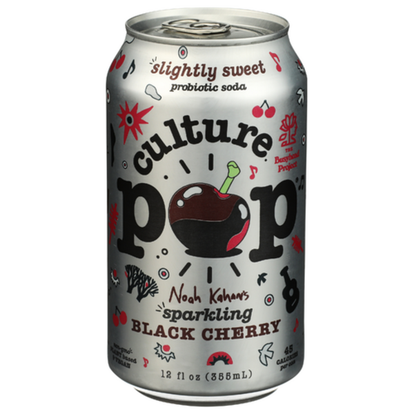 Culture Pop Black Cherry Probiotic Soda