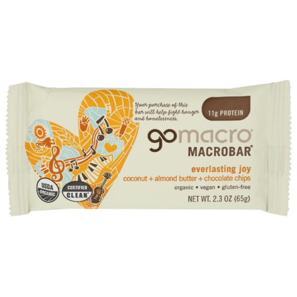 Gomacro Organic Chocolate Chip Almond Butter Bar
