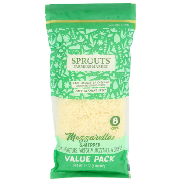 Sprouts Mozzarella Shredded Cheese Value Pack