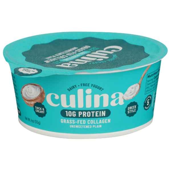 Culina Unsweetened Plain Dairy-Free Collagen Greek Yogurt