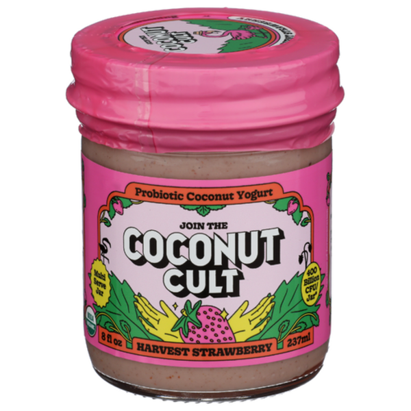 Coconut Cult Organic Harvest Strawberry Probiotic Coconut Yogurt