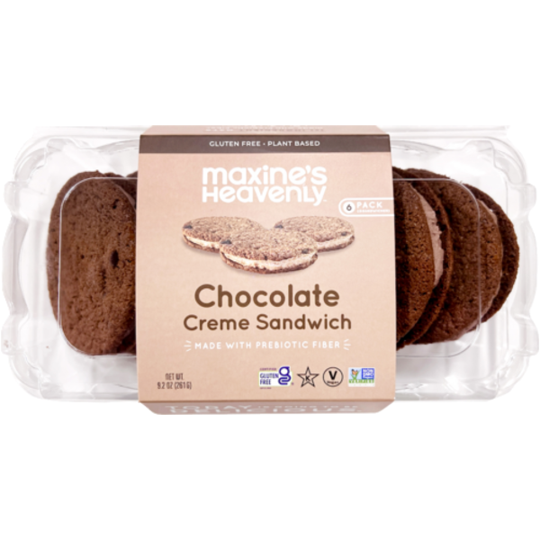 Maxine's Heavenly Chocolate Creme Cookie Sandwiches 6 Pack