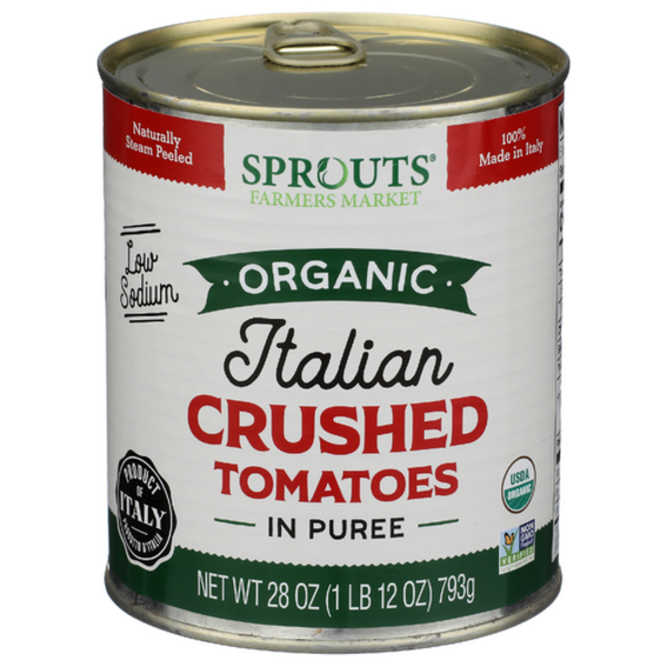 Sprouts Organic Low Sodium Crushed Tomatoes In Puree