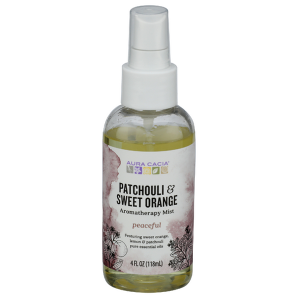 Aura Cacia Peaceful Patchouli & Sweet Orange Mist