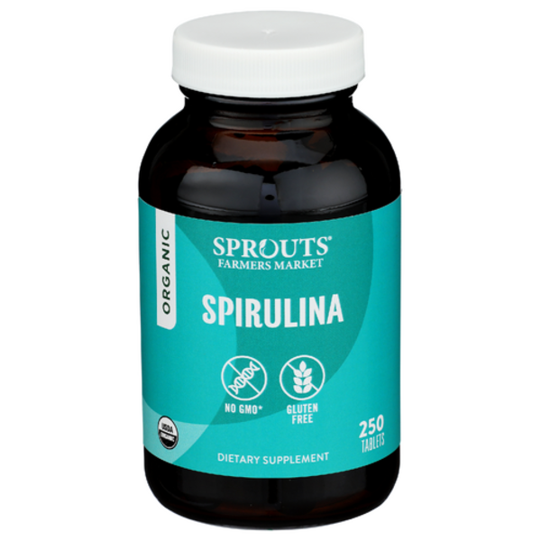 Sprouts Organic Spirulina 500 Mg