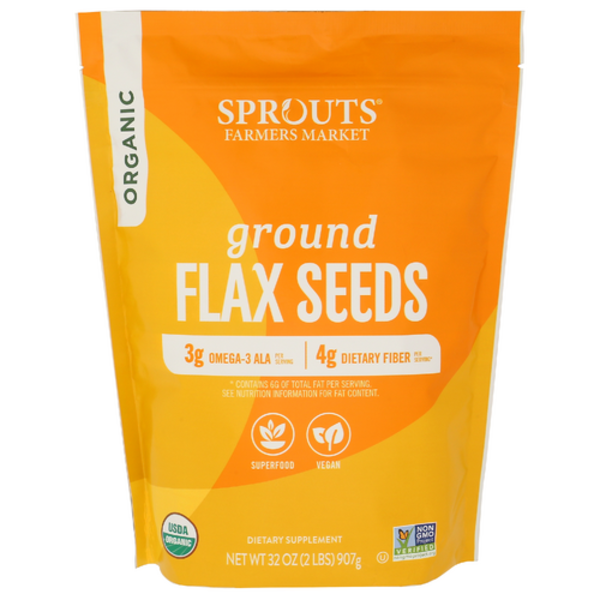 Sprouts Organic Ground Flax Seed