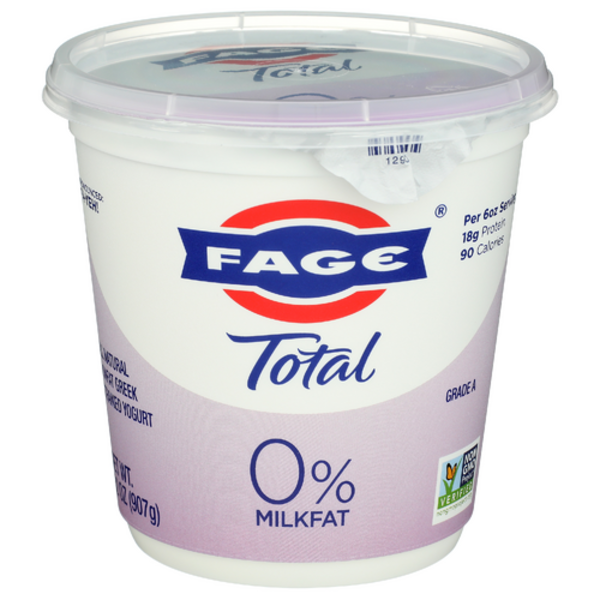 Fage 0% Milkfat Plain Greek Yogurt