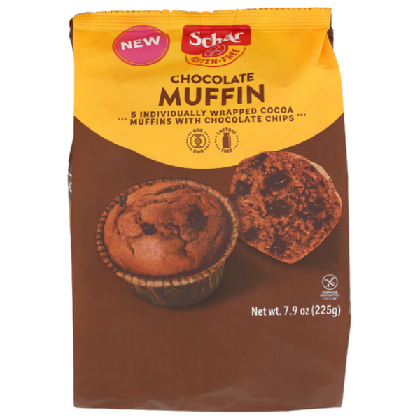 Schar Double Chocolate Chip Muffins 5 Pack