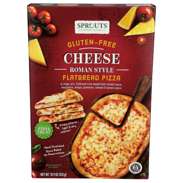 Sprouts Gluten-Free Cheese Roman Style Flatbread Pizza