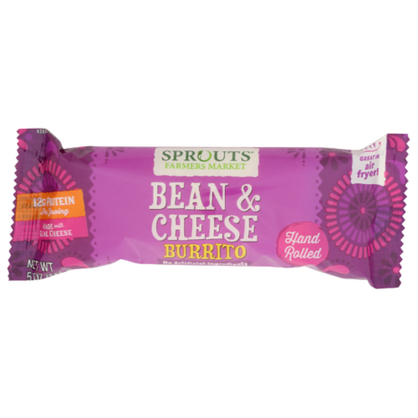 Sprouts Bean & Cheese Burrito