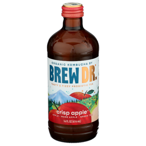 Brew Dr. Kombucha Organic Crisp Apple Kombucha