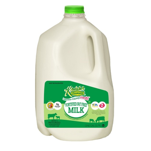 Kreider Farms Fortified Fat Free Milk