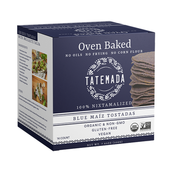 Tatemada Organic Blue Maiz Tostadas