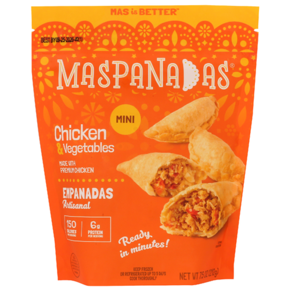 Maspanadas Chicken & Vegetables Empanadas