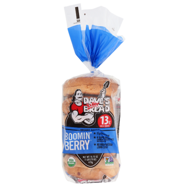 Dave's Killer Bread Organic Boomin Berry Bagels 5 Pack