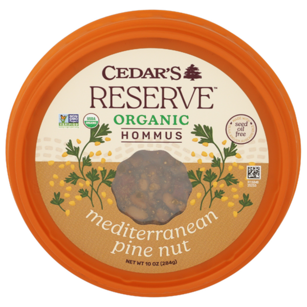 Cedar's Mediterranean Foods Organic Mediterranean Pine Nut Reserve Hommus