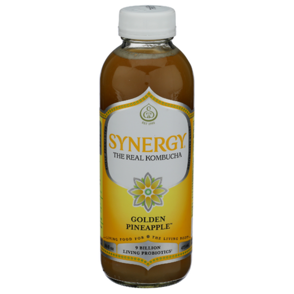 Gt's Living Foods Synergy Golden Pineapple Kombucha