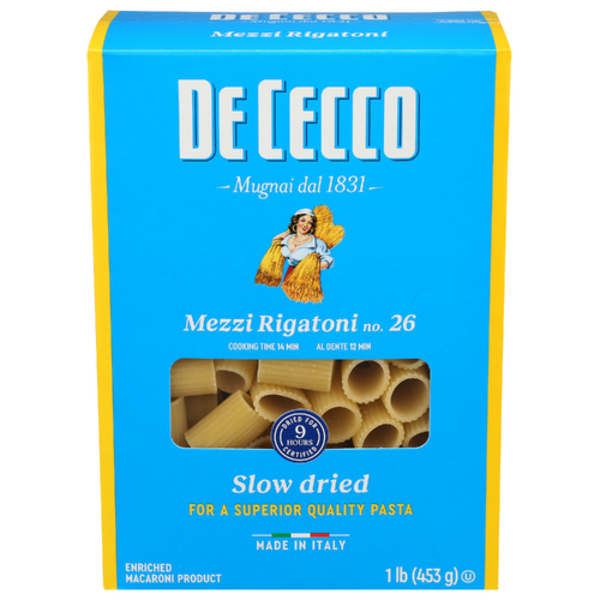 Dececco Mezzi Rigatoni Pasta