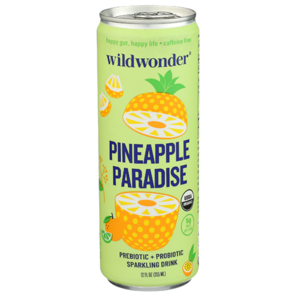 Wild Wonder Pineapple Paradise Prebiotic + Probiotic Drink