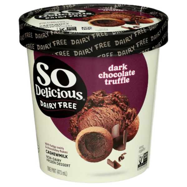 So Delicious Dark Chocolate Truffle Cashew Milk Frozen Dessert