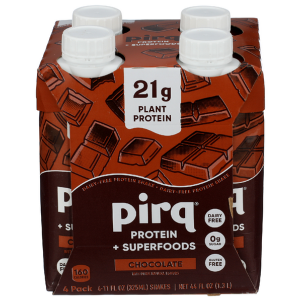 Pirq Decadent Plant Protein Shakes 4 Pack